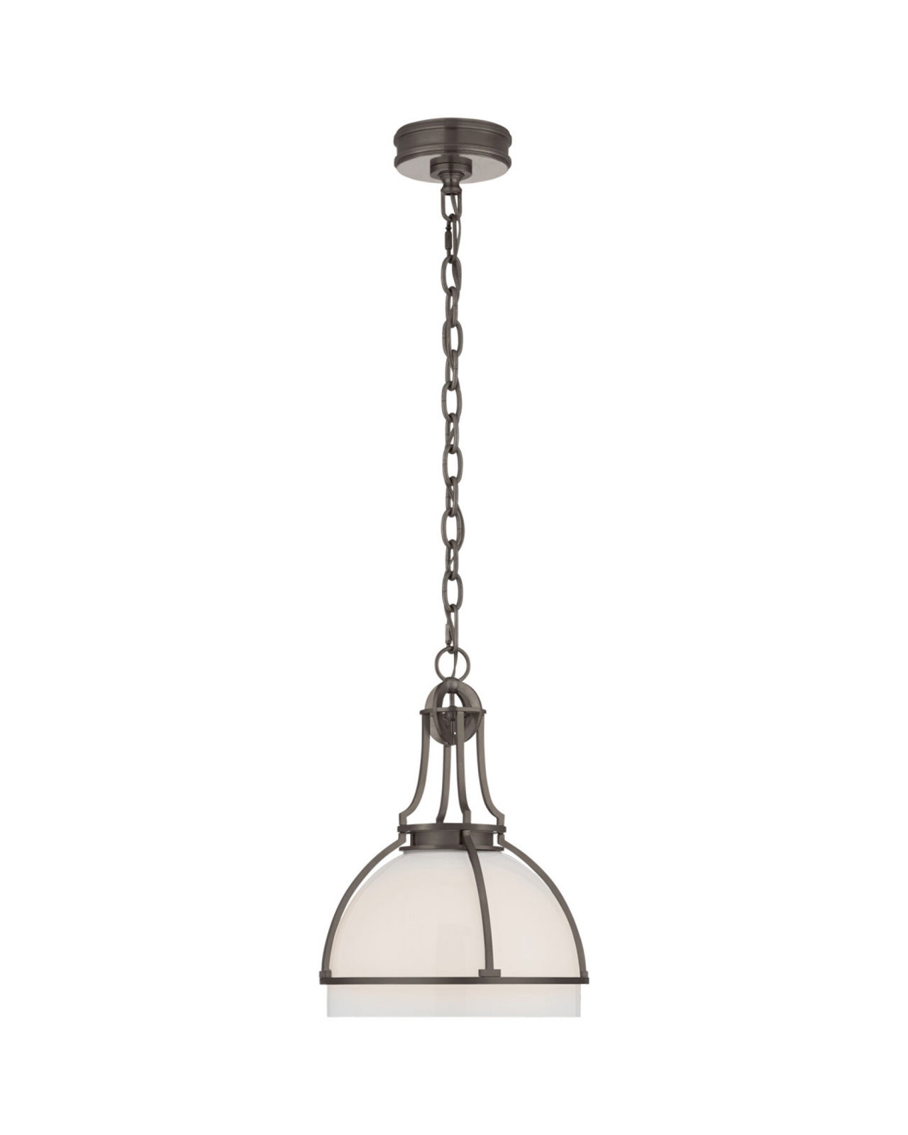 Gracie Dome Pendant Bronze Medium