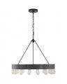 Roark 30" Modular Ring Chandelier Aged Iron