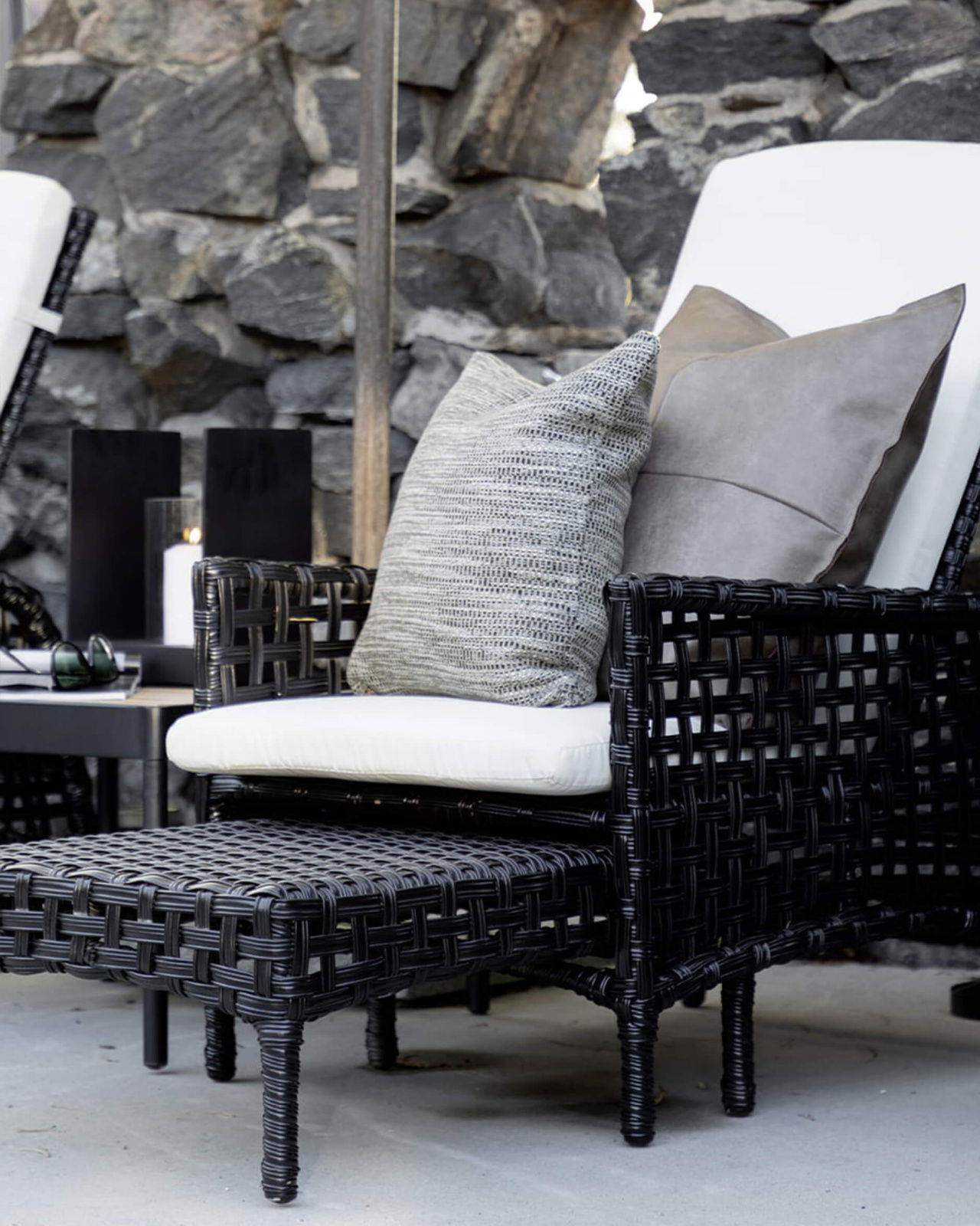 Tampa classic solsäng svart