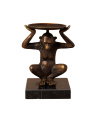 Hollis gold candle holder