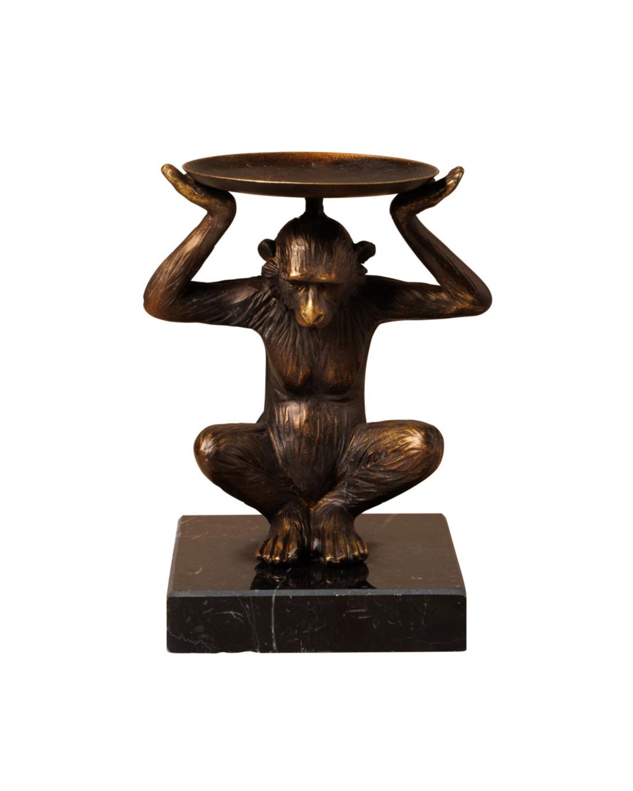 Hollis gold candle holder