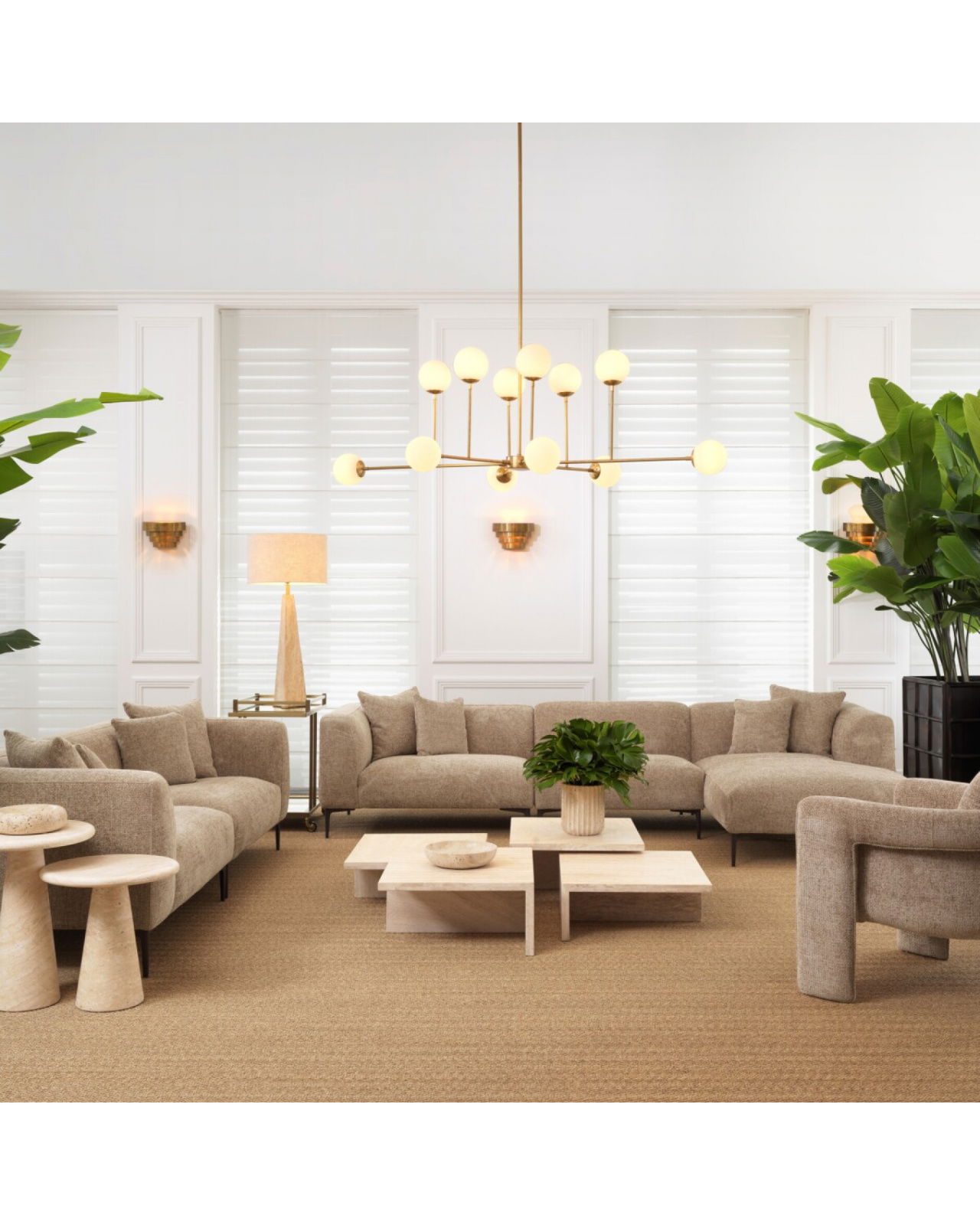 Firenze Lounge Sofa Right Lyssa Sand