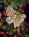 Scarlett Butterfly Christmas Ornament Champagne
