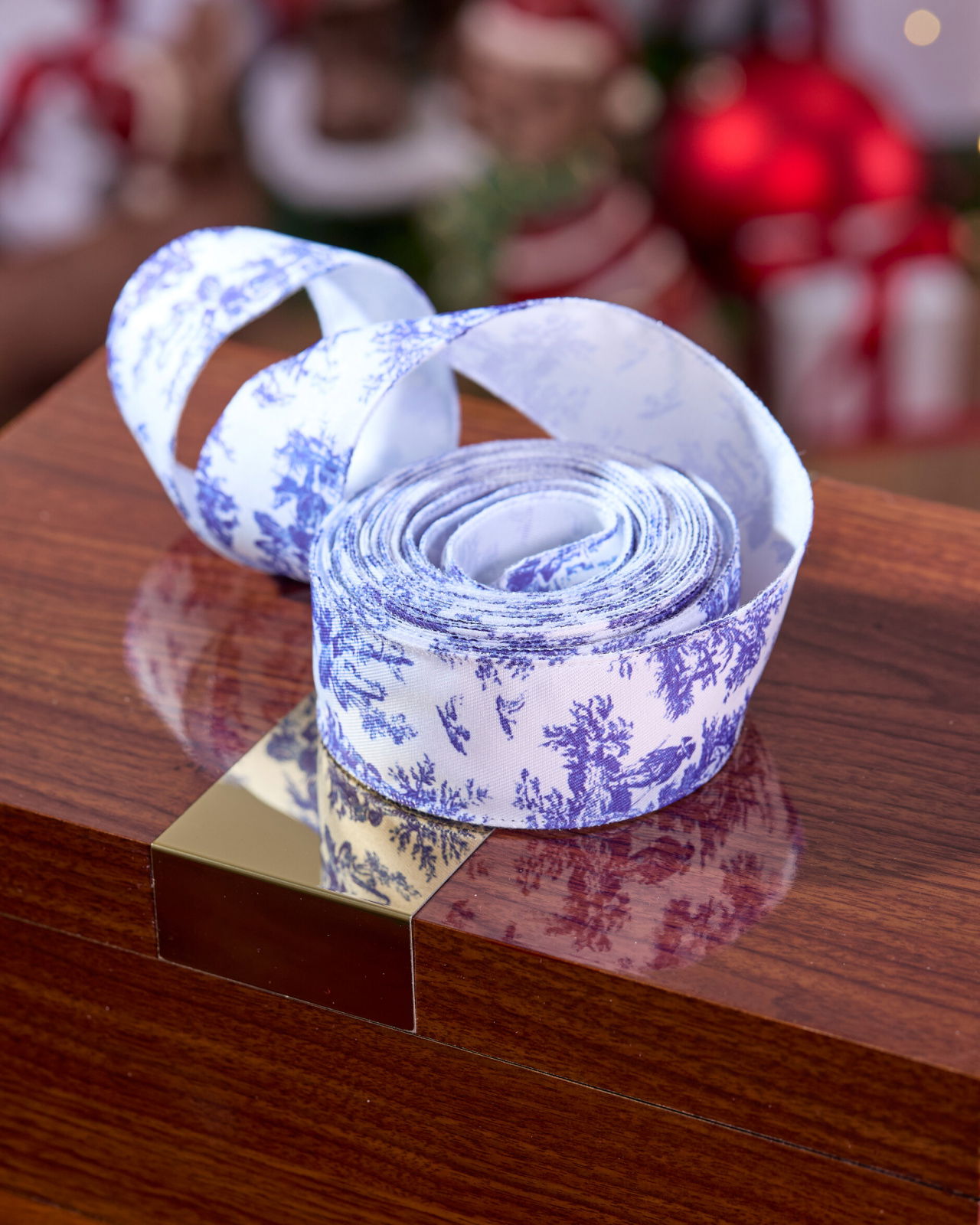 Harper Ribbon Blue/White 9m