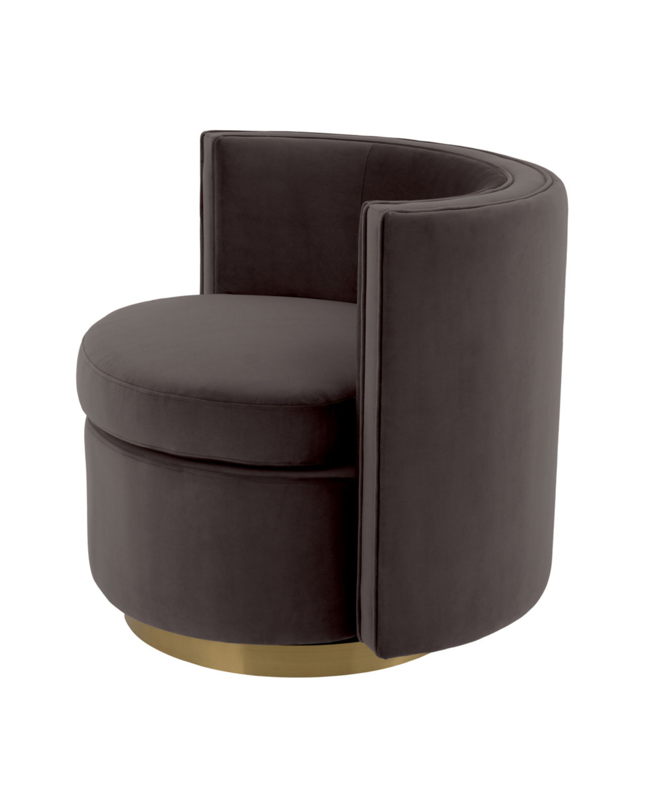 Amanda fåtölj savona grey velvet