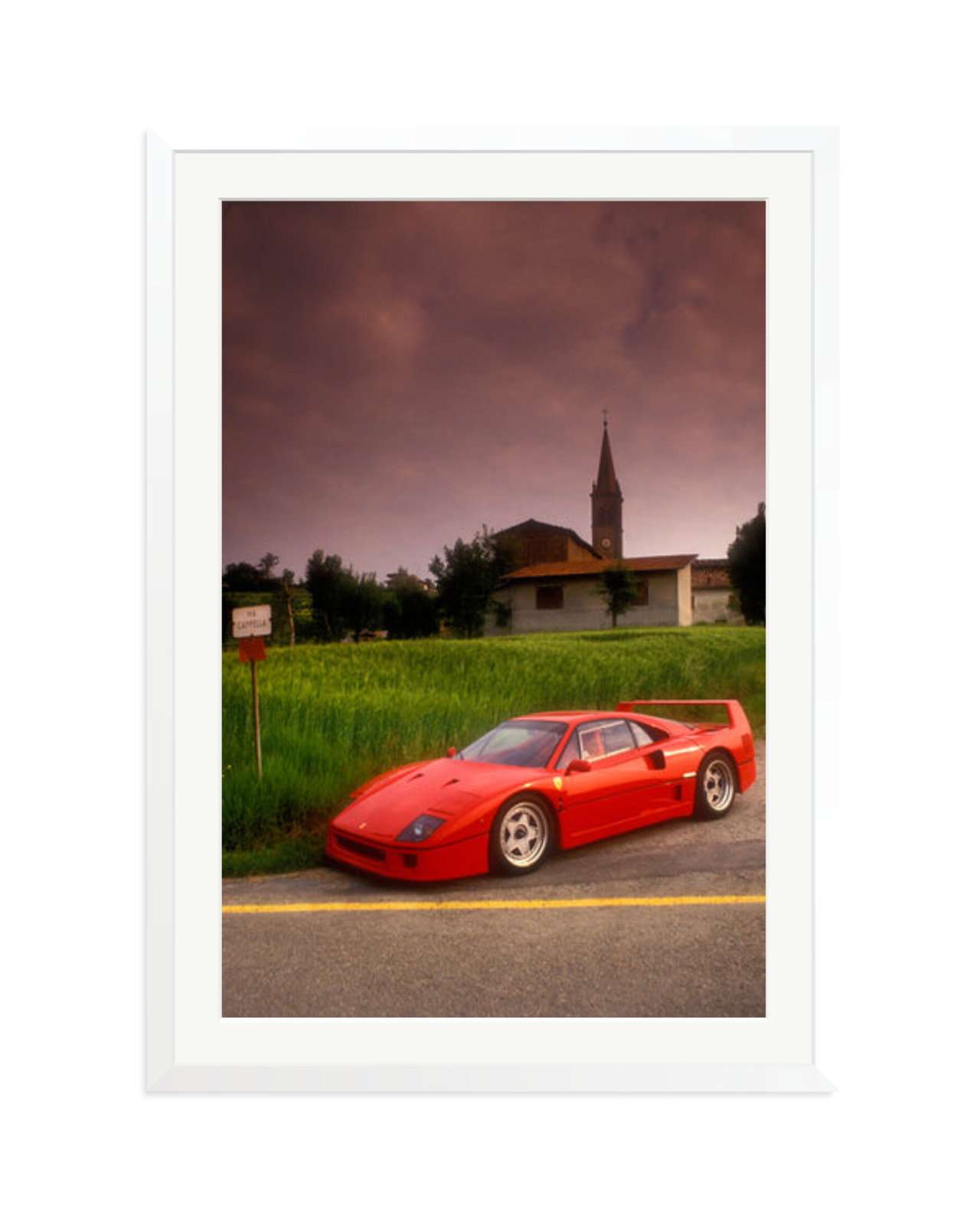 Ferrari F40, 1987 White / XXL