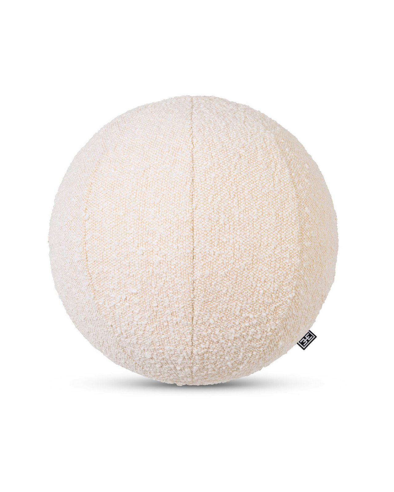Palla round cushion bouclé cream