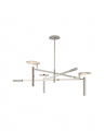 Melange Floating Disc Chandelier Nickel L