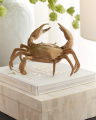 Crab Decoration Antique Brass