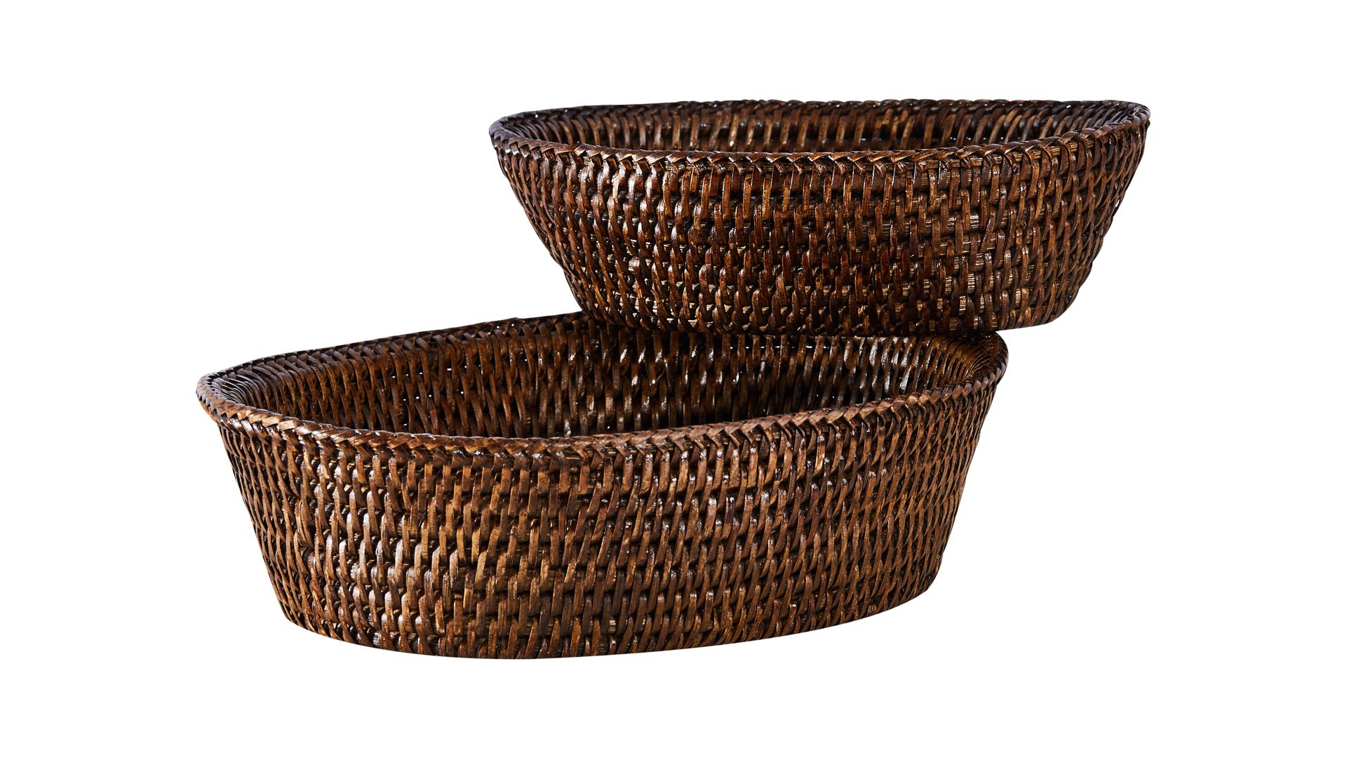 Cognac Brotkorb Rattan