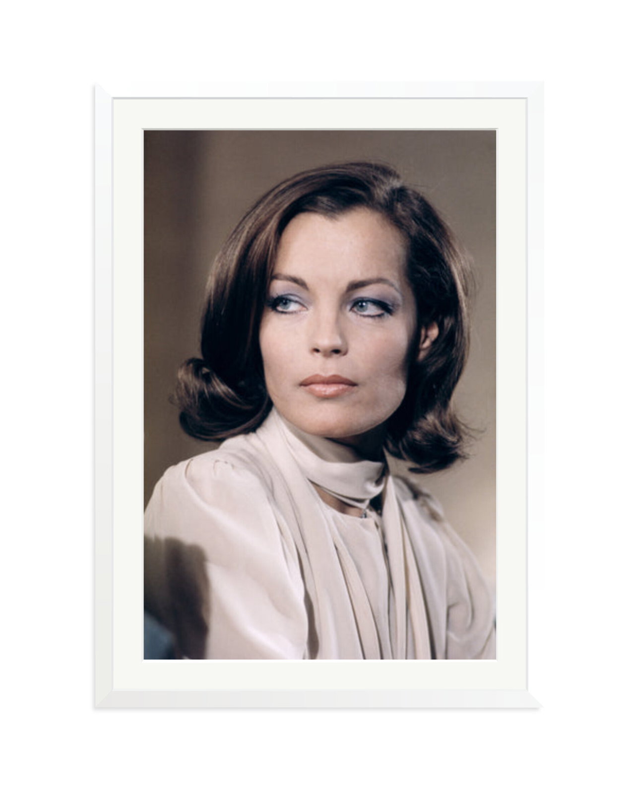 Romy Schneider on Set White / XXL