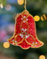 Hyde Bell Ornament Red