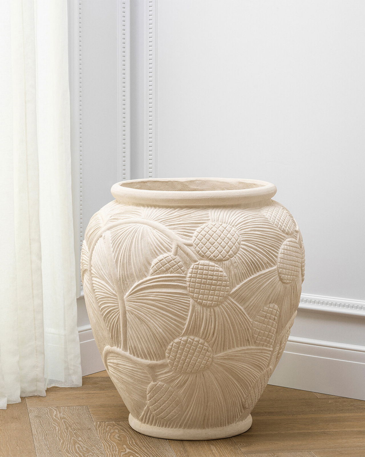 Yasmine plantenbak crème