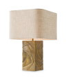 Bandol bordlampe antik messing