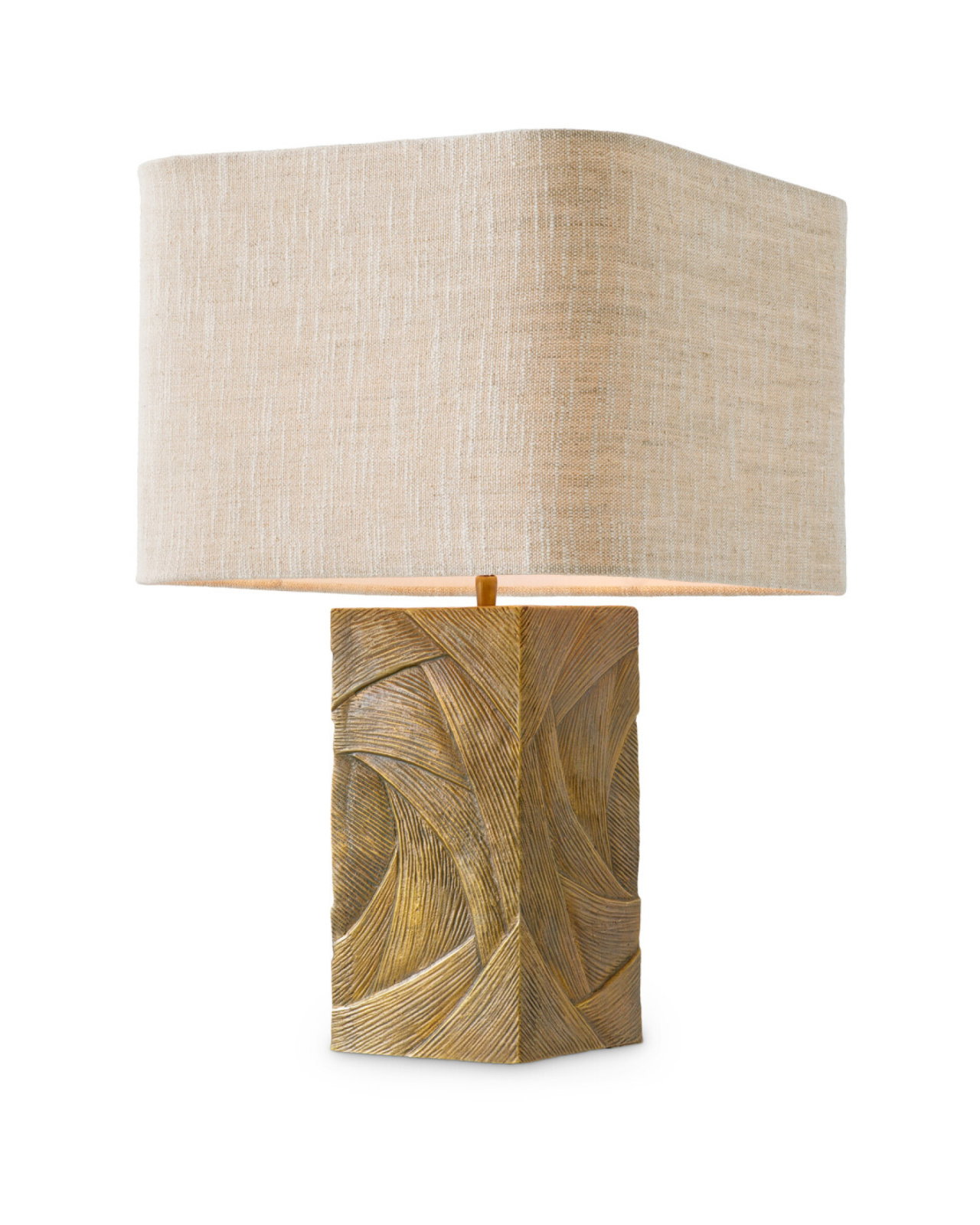 Bandol bordlampe antik messing