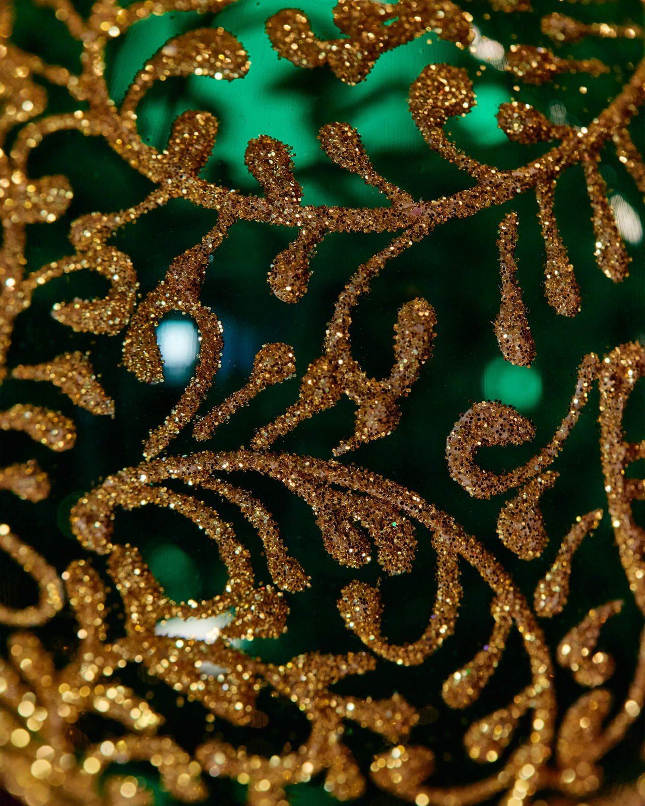 Lux Amelia julkula grön transparent 8cm