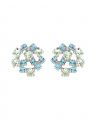 Kassandra earrings blue combo rhodium