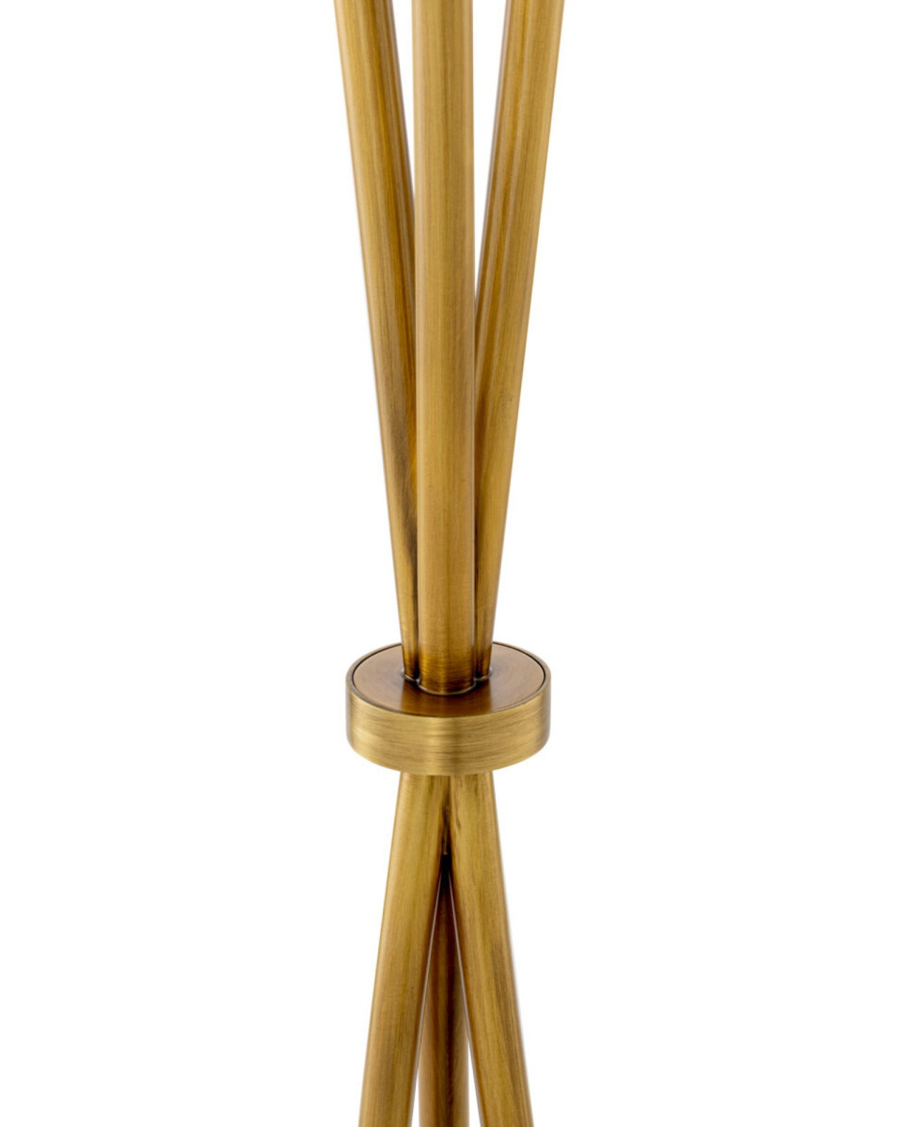 Izzy vloerlamp antiek messing