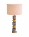 Levy Table Lamp Grey Marble