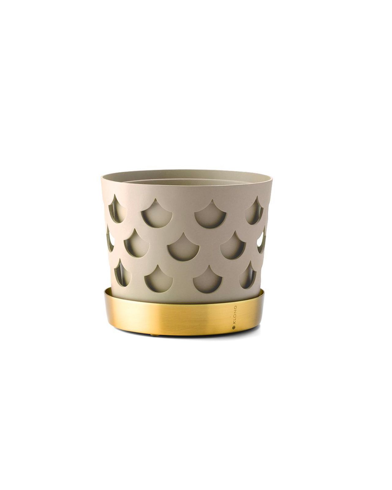 Trio Drop kruka beige