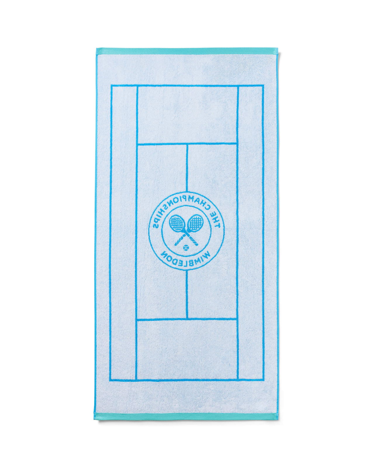 Wimbledon Tennis Court handduk blå