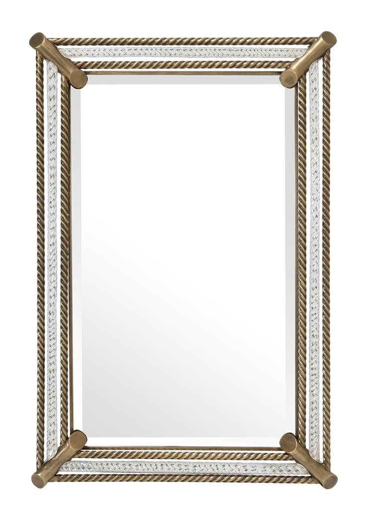 Civita Mirror Vintage Brass