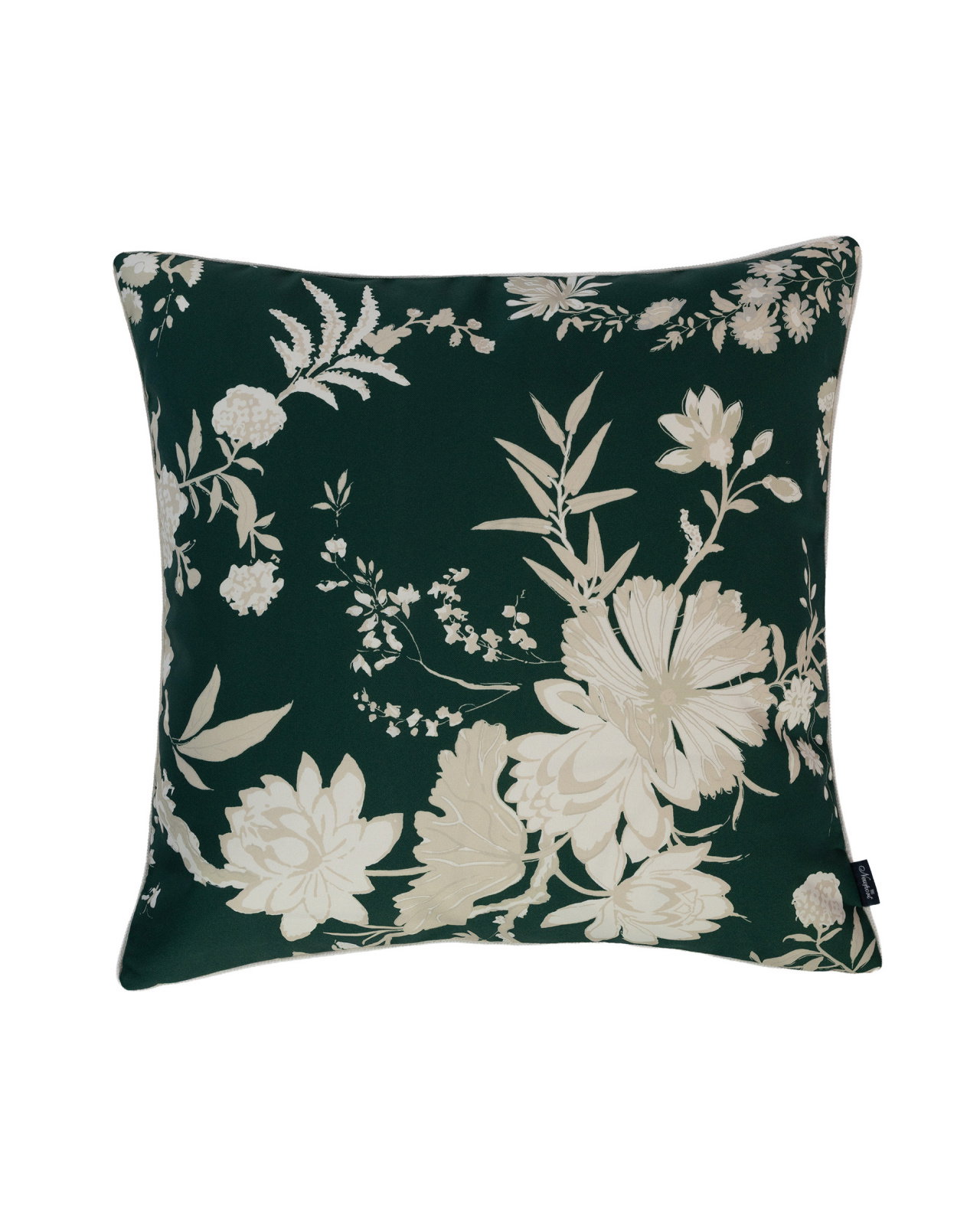 Tea House Floral kuddfodral grön