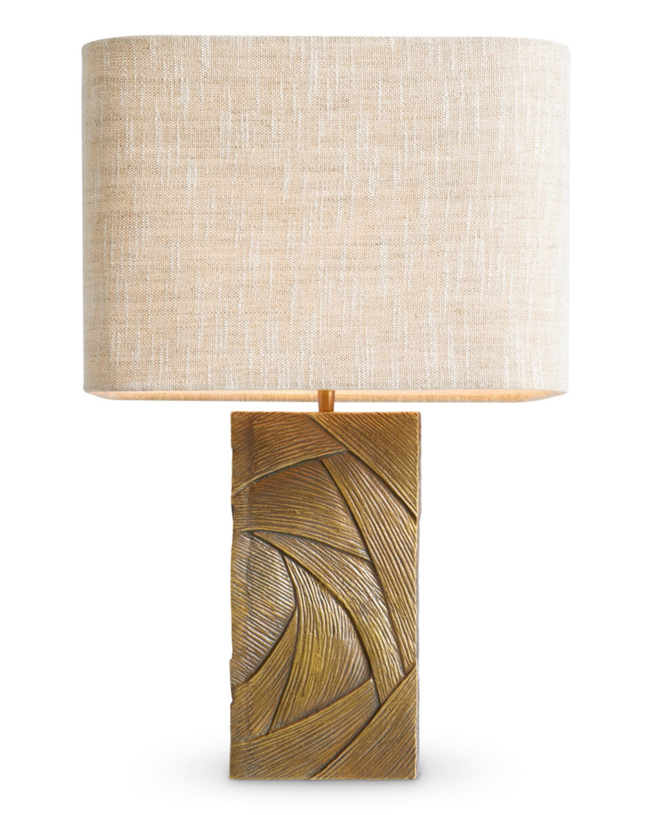 Bandol bordlampe antik messing