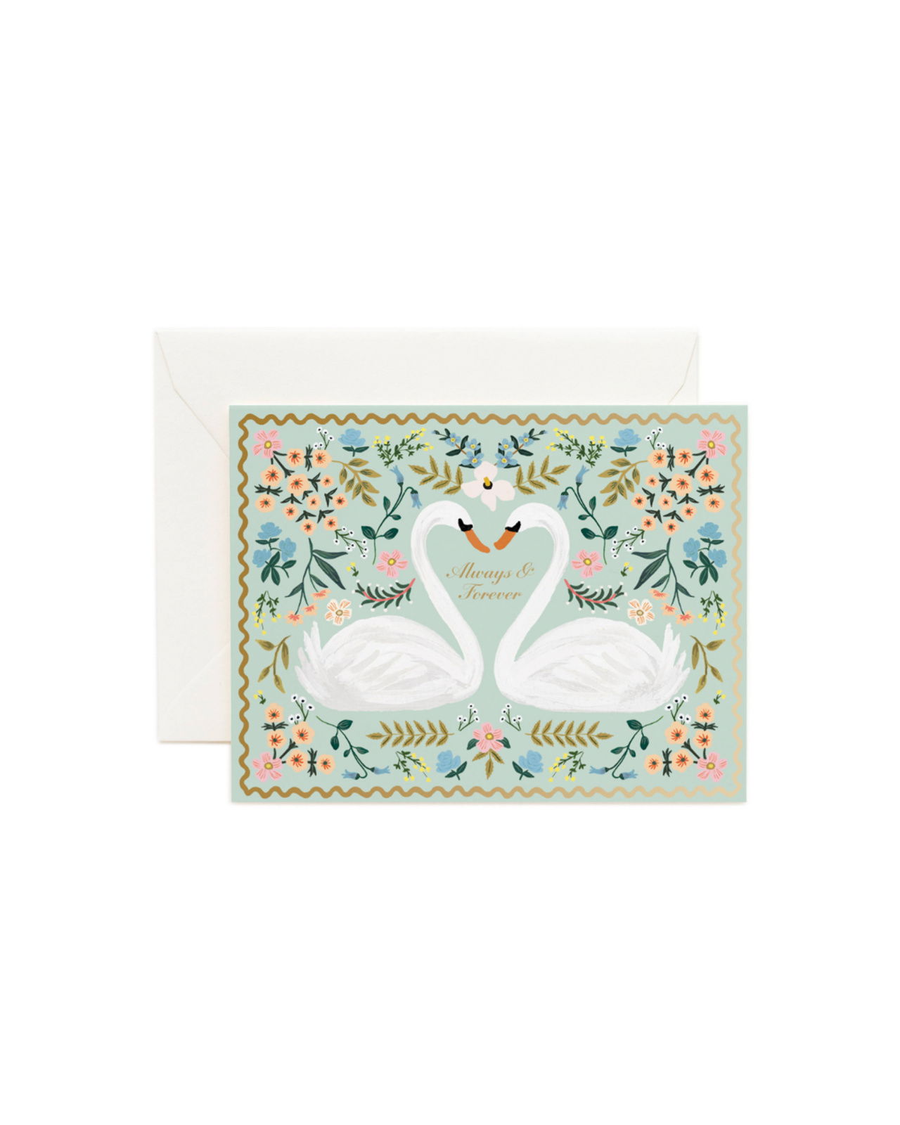 Always and Forever Swans Card