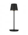 Nevis Accent Rechargeable Table Lamp Black
