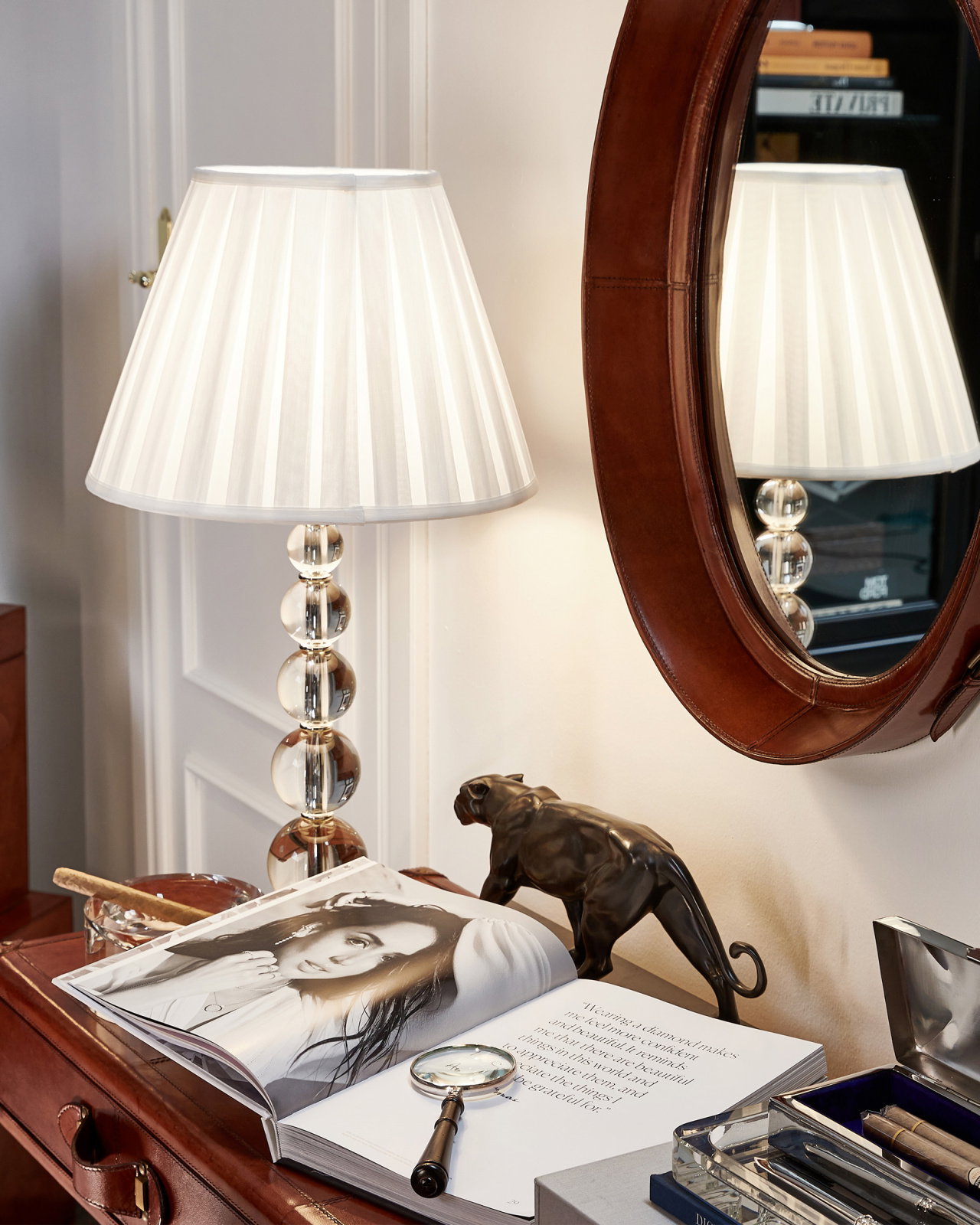 Reader's Glass Magnifying Glass