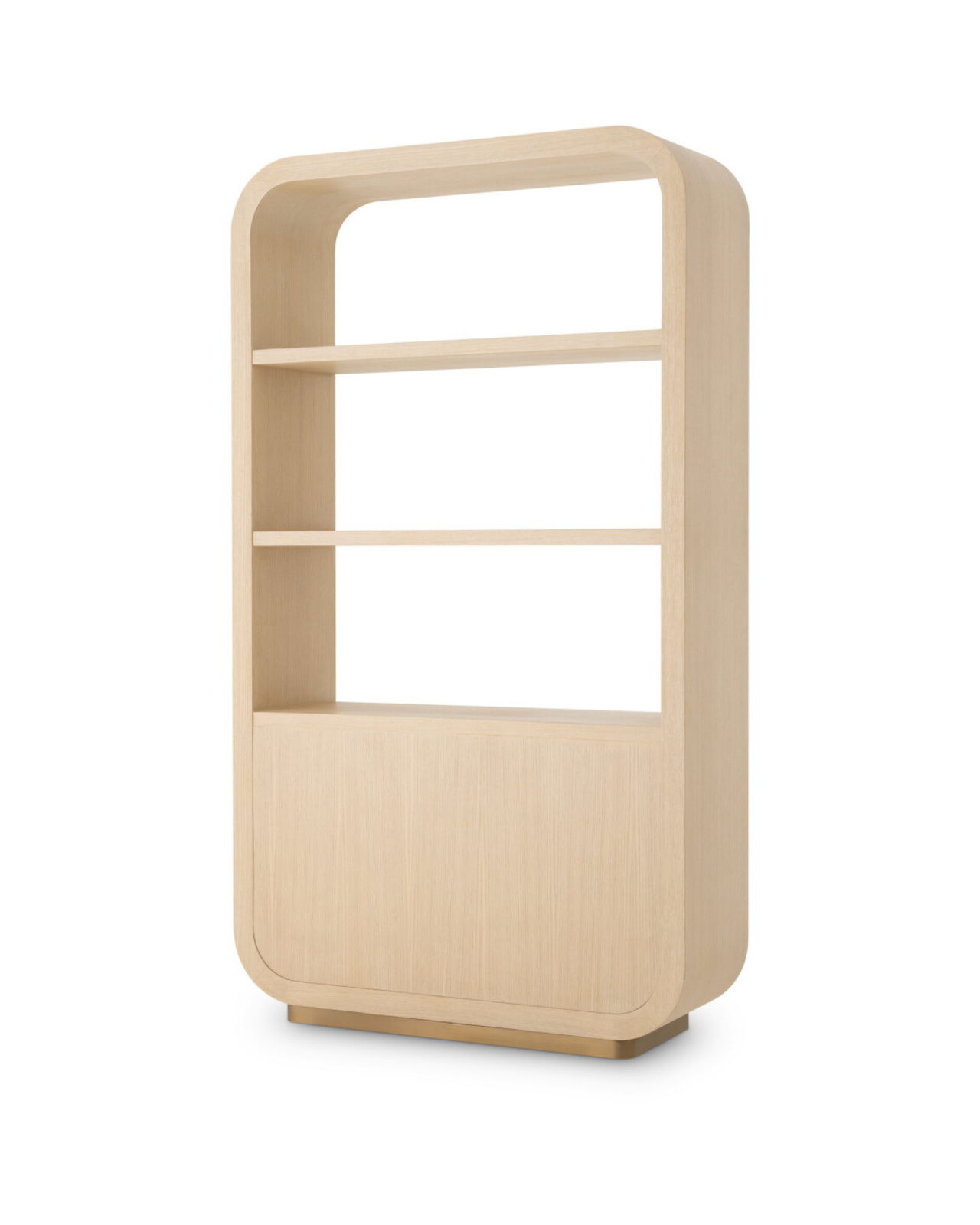 Quinton-Bücherregal, natürliches Eichenfurnier