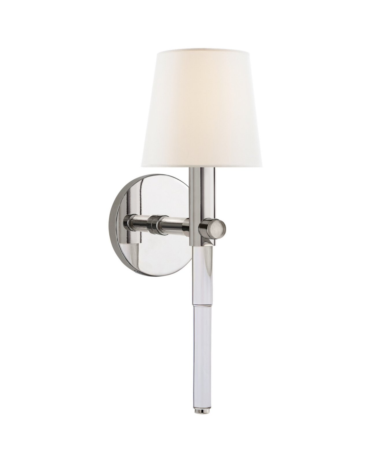 Sable Tail Sconce Polished Nickel