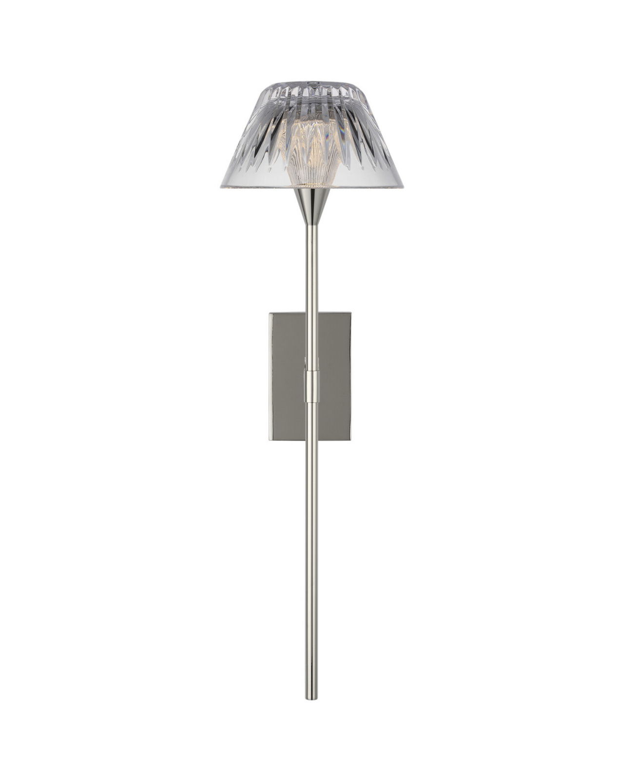 Blaze 19" Tail Sconce Polished Nickel