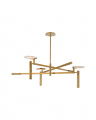Melange Floating Disc Chandelier Brass L