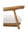 Beale esszimmerstuhl teak flores off-white