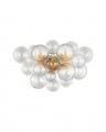Talia Sconce Burnished Silver Leaf L