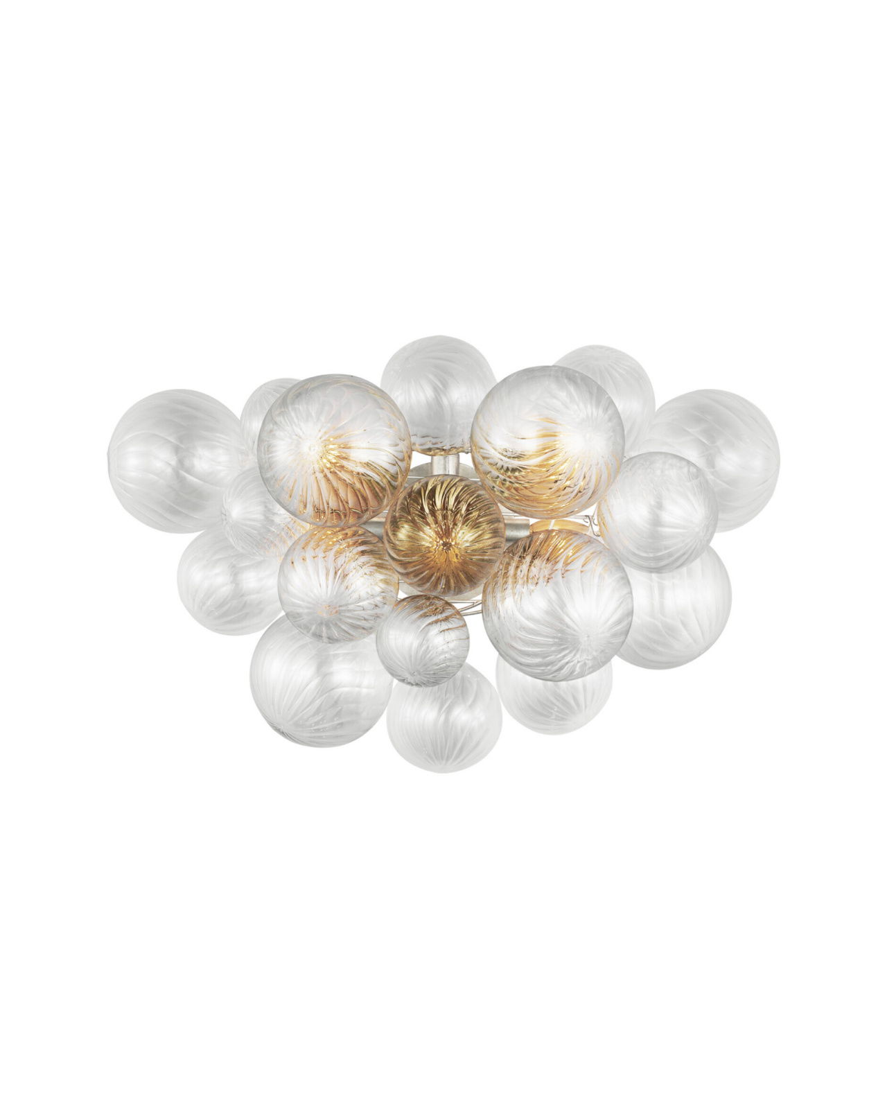 Talia Sconce Burnished Silver Leaf L