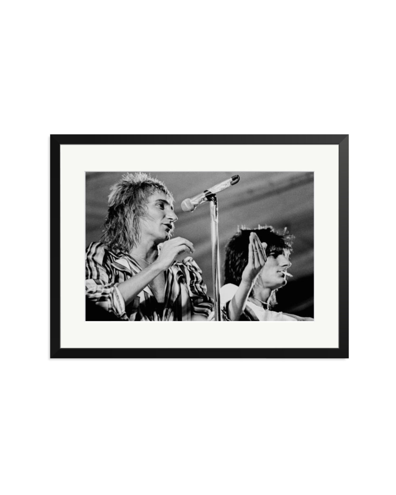 Rod Stewart & Ron Wood 1975 Black / XL
