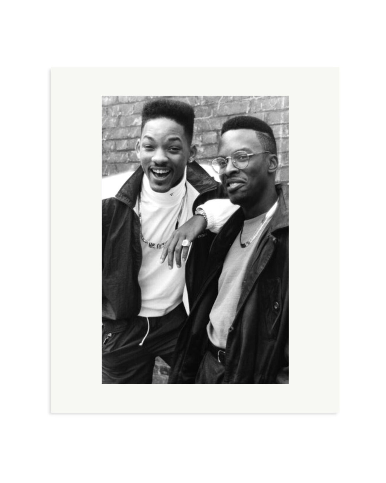 DJ Jazzy Jeff & The Fresh Prince Will Smith Print Only / Large