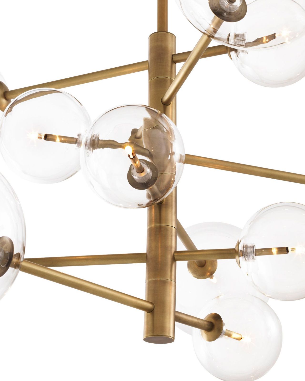 Loftlampe Argento brass