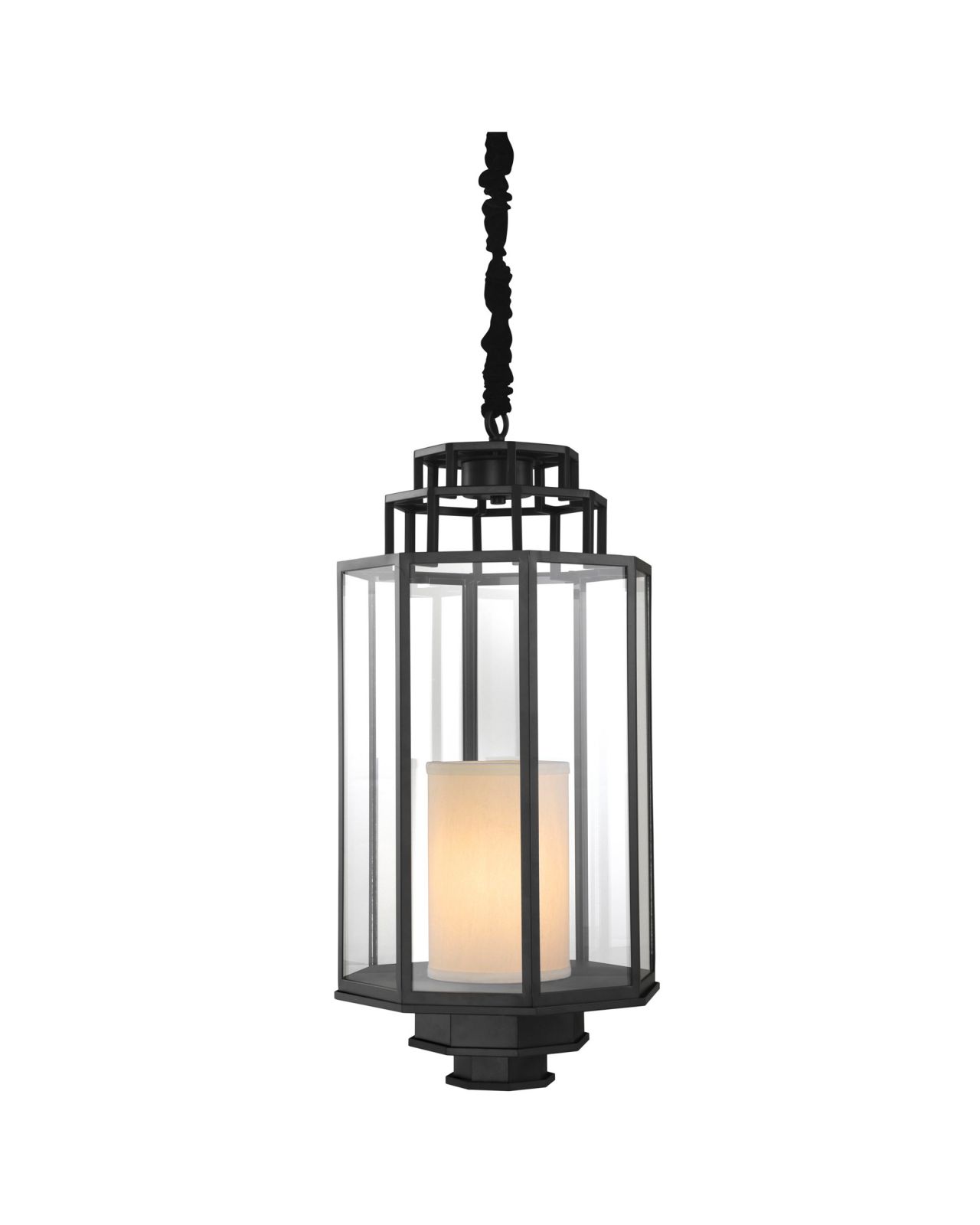 Monticello loftlampe sort