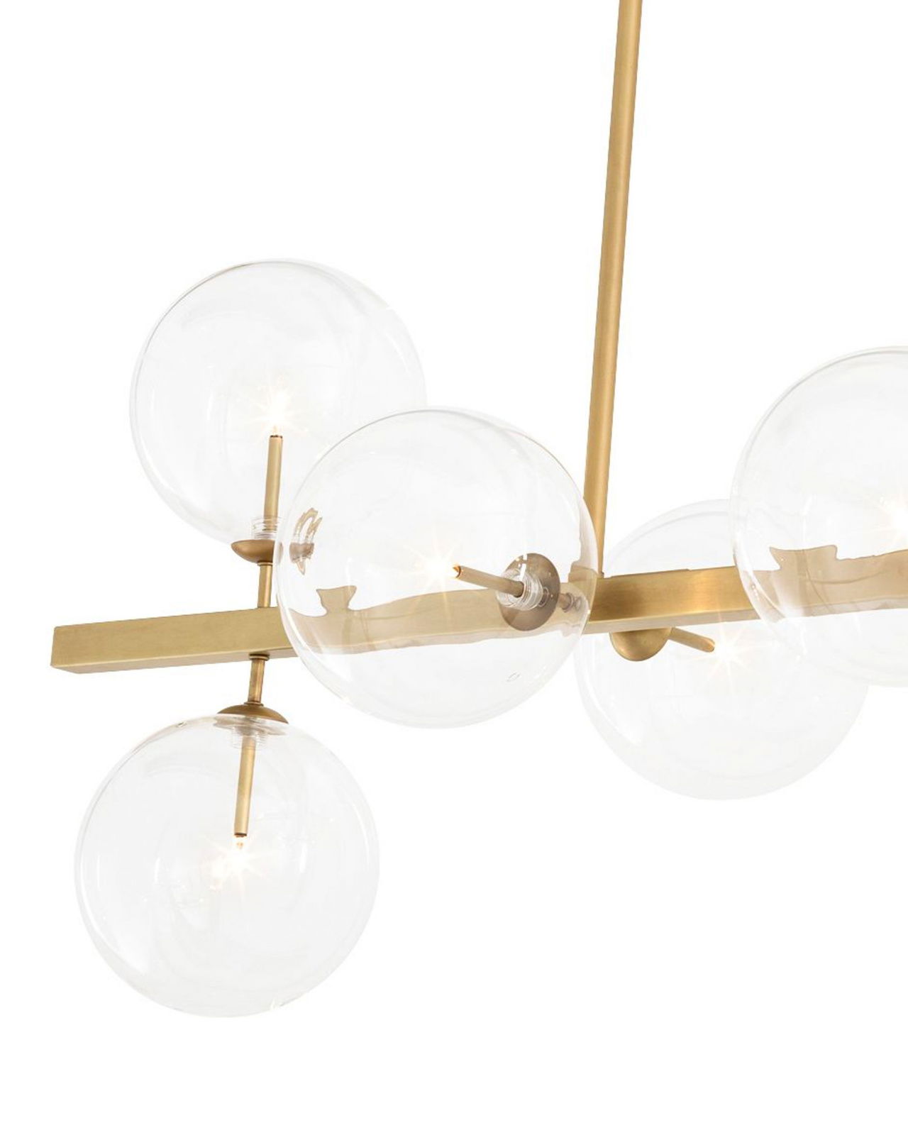 Largo taklampa mässing