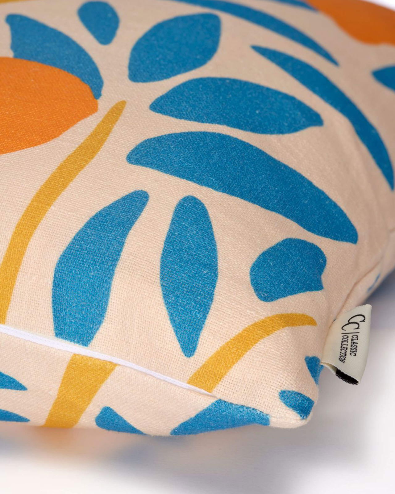 Sunny Citrus kuddfodral blå