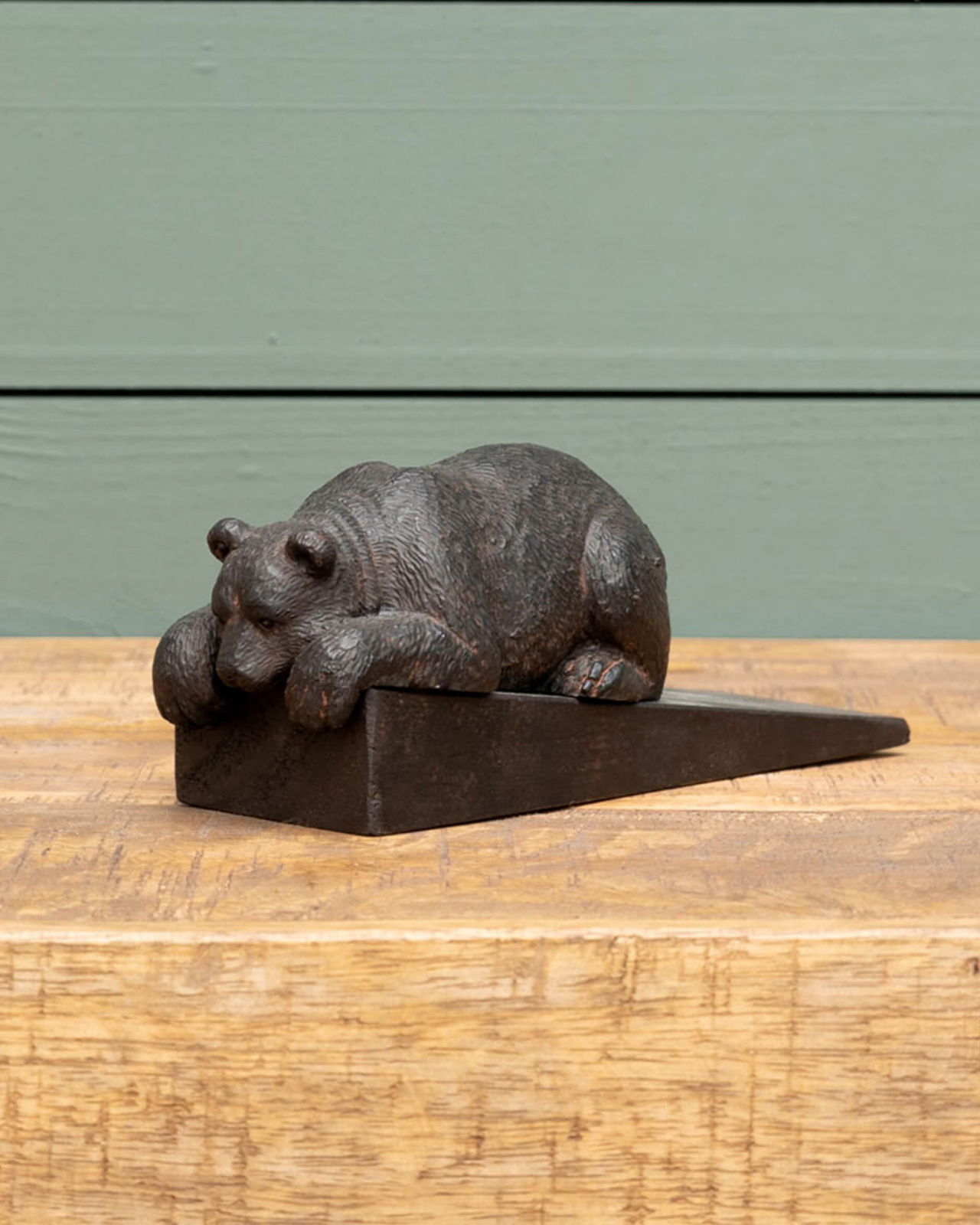 Brown Bear Doorstop Brown