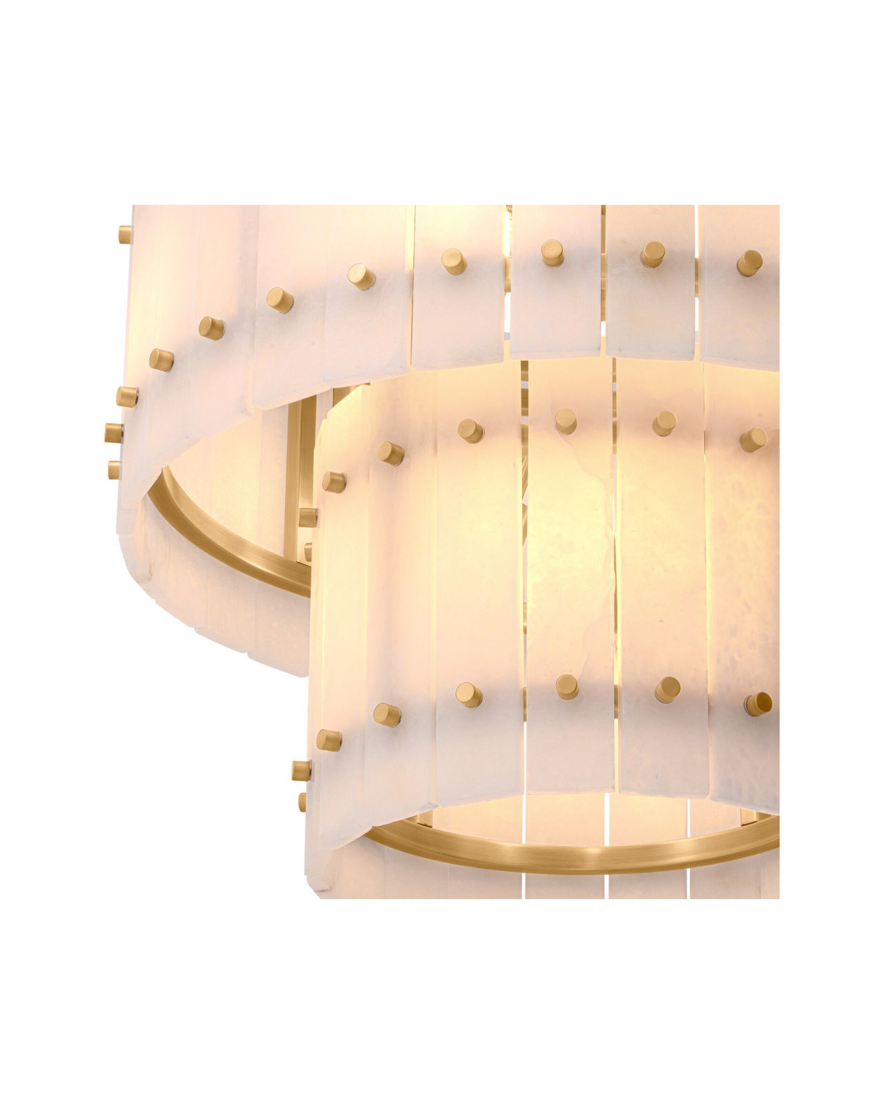 Ruby Chandelier Alabaster