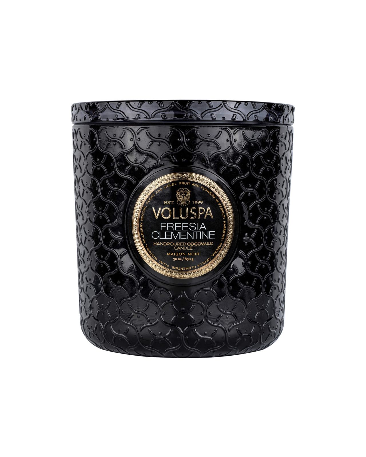 Freesia Clementine Luxe scented candle