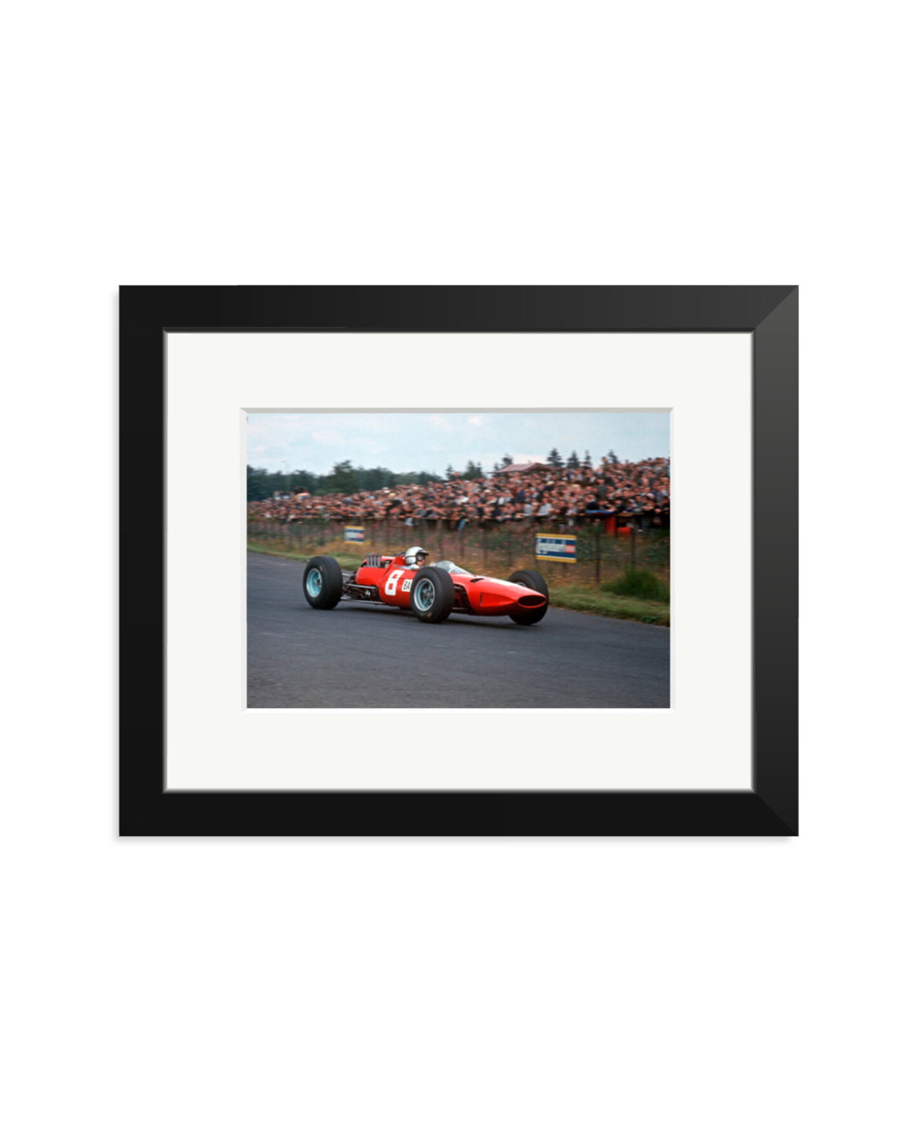 Lorenzo Bandini in Ferrari 156 Black / Small