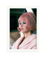 Pink Bardot Print Only / XXL