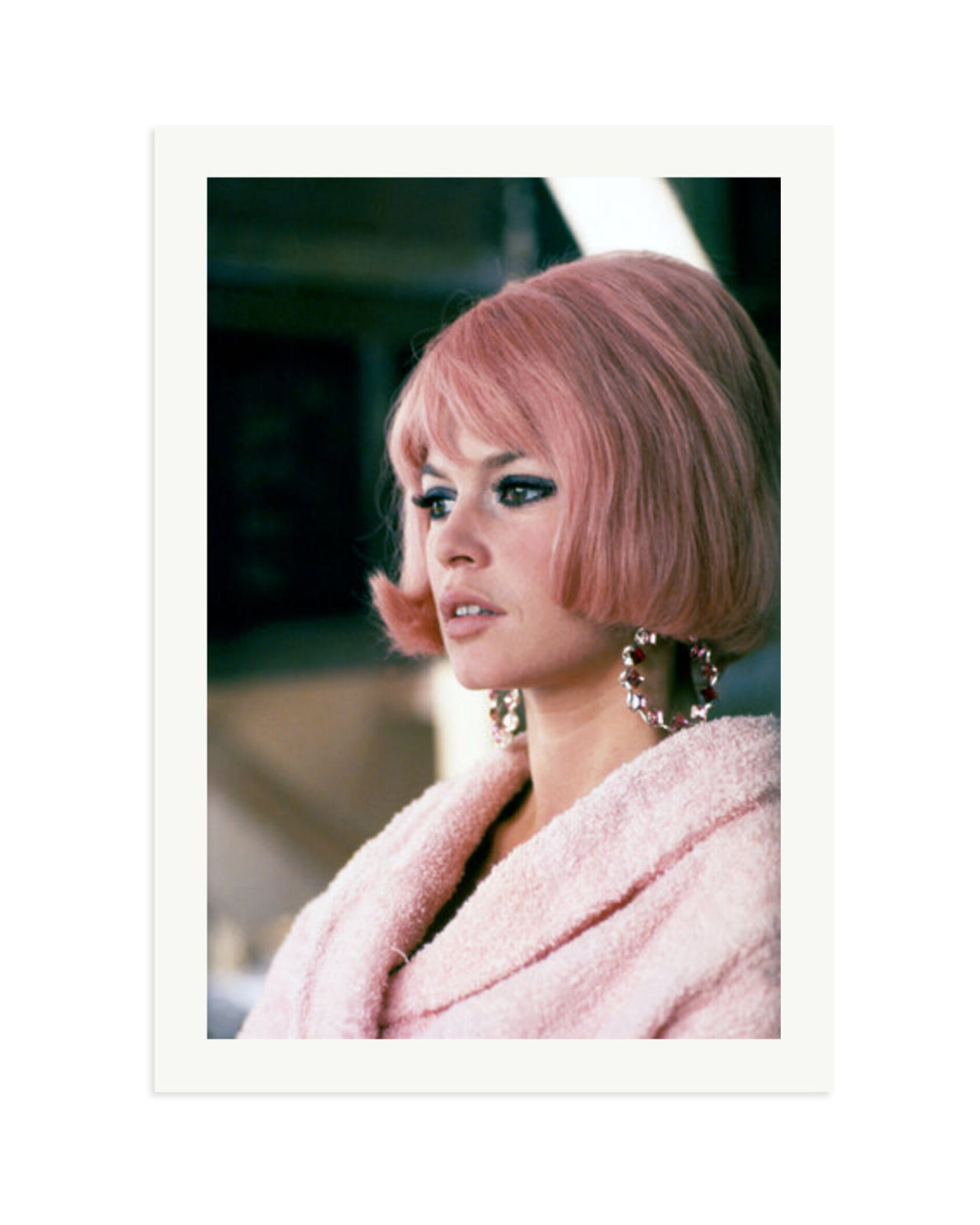 Pink Bardot Print Only / XXL
